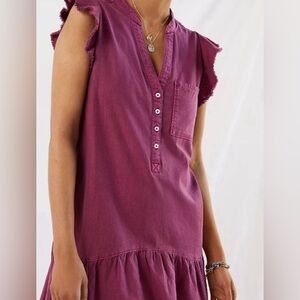 Pilcro Flounced Tunic Dress
